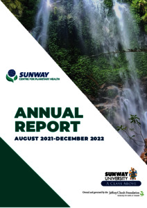 Sunway Centre For Planetary Health Annual Report August December Sunway Education